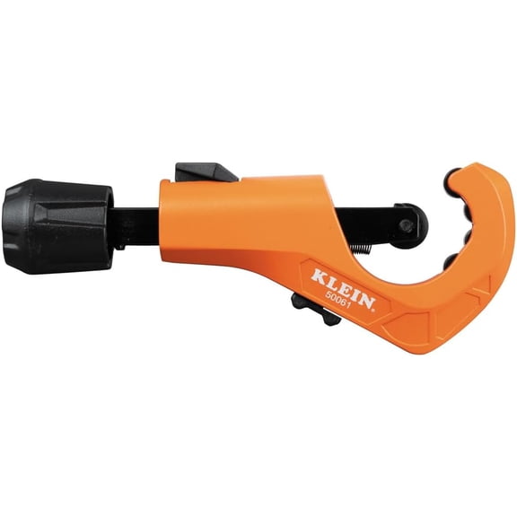 Klein Tools 50061 Quick-Adjust Tubing Cutter, 1-5/8-Inch O.D. Cutting Capacity for Copper and Aluminum, Compact, Retractable Telescoping Deburring Tool