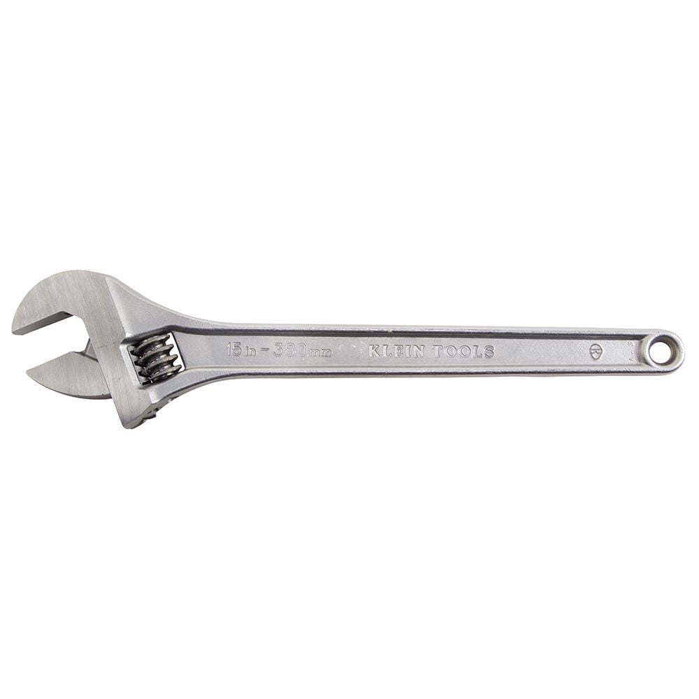Klein Tools 506-15 15 in. Adjustable Wrench Standard Capacity