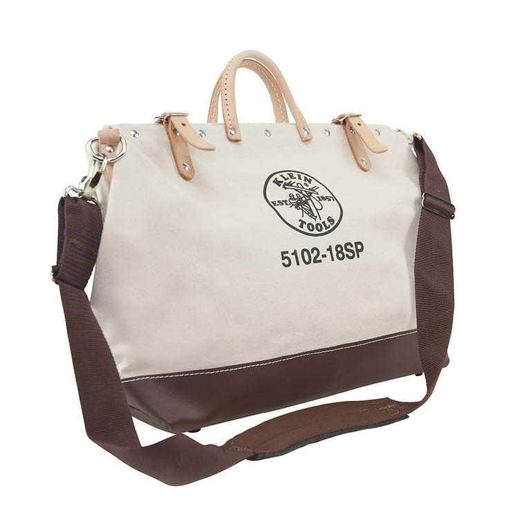 Klein Tools 18In Deluxe Canvas Tool Bag - Walmart.com