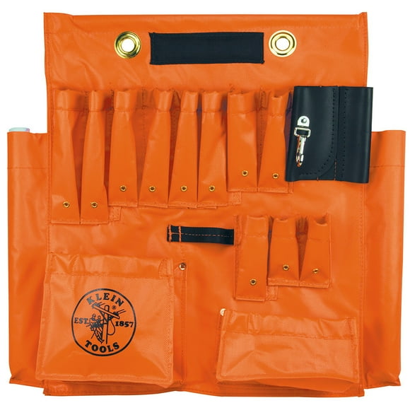 Klein Tools 51829M 18 Pockets Aerial Apron with Magnet