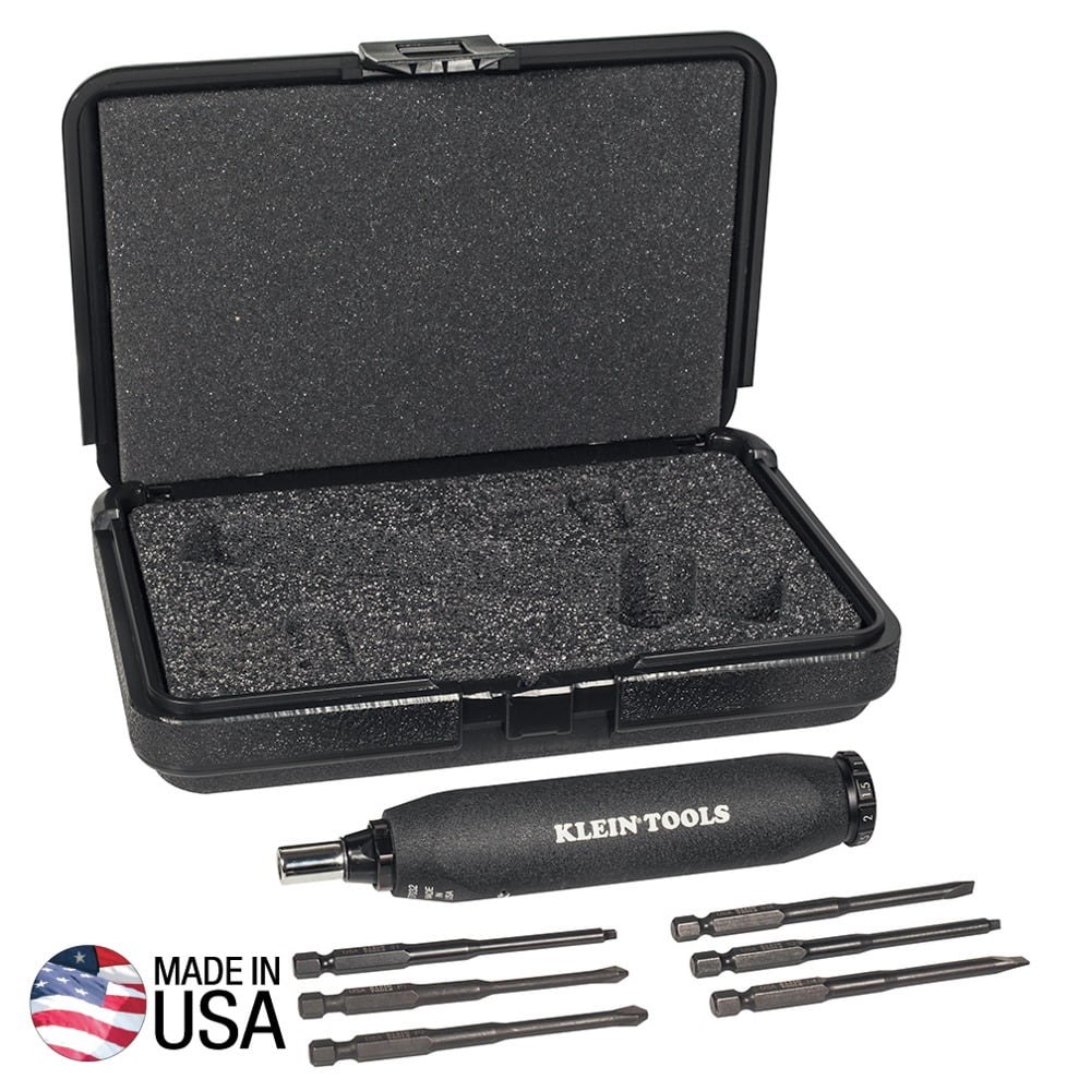 Klein Tools 57032 7-Piece Torque Screwdriver Set