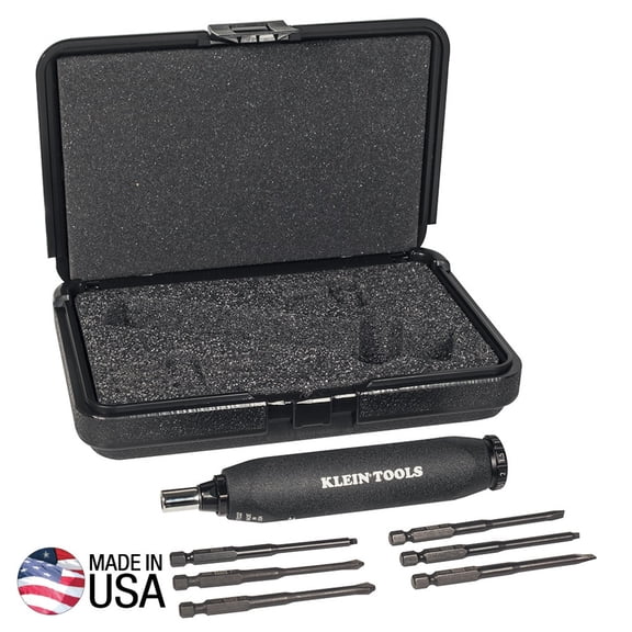 Klein Tools 57032 7-Piece Torque Screwdriver Set