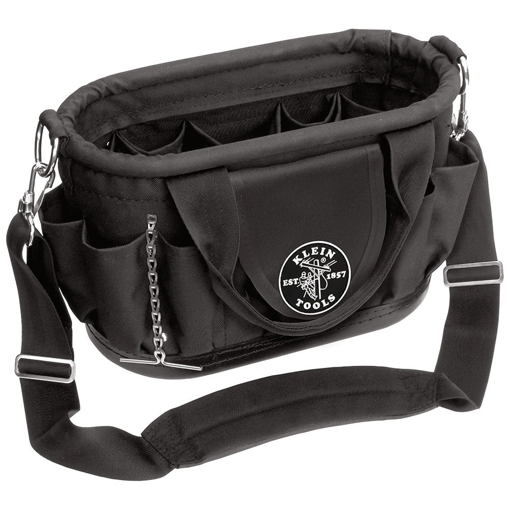 Klein Tools 58890 17 Pocket Tool Tote with Shoulder Strap