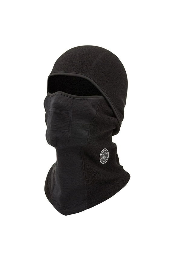 60132 Balaclava, Warm Breathable Fleece Wind Proof Hinged Balaclava Face Mask, Black