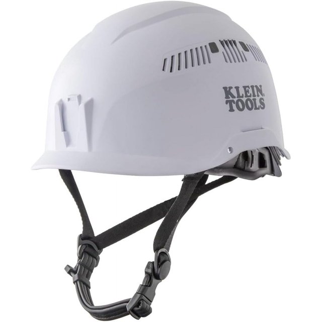 Klein Tools 60149 Safety Helmet, Vented, Chin Strap, Tested to Tough