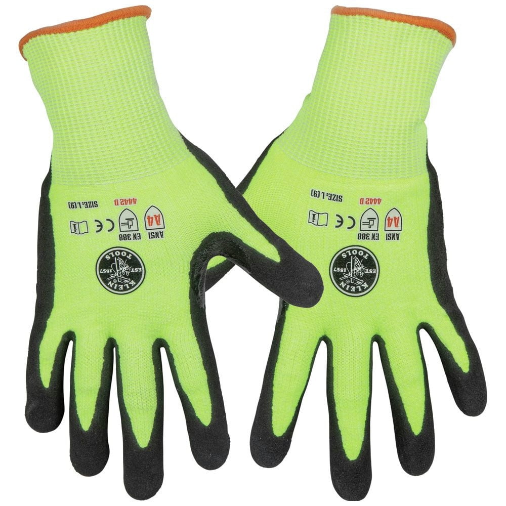 GRX Cut Resistant Gloves ANSI Level A4 | Safety Work Gloves Men Heavy Duty  | Cut Proof Mens Work Gloves with Grip (XL)