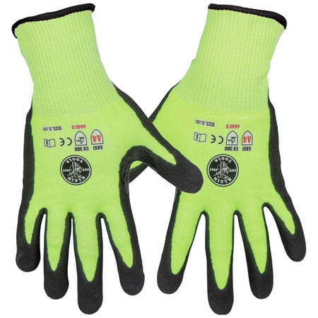 Klein Tools 2-Pair Of Work Gloves Cut Level 4 Touchscreen - X-Large