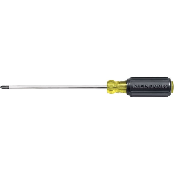 Klein Tools 603-10 #2 Phillips Screwdriver with 10-Inch Round Shank