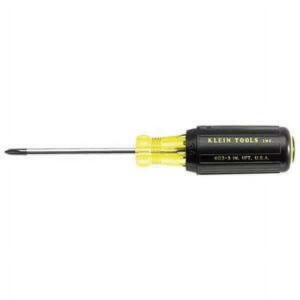 Klein Tools 603-4 Screwdriver, #2 Phillips Tip that is Precision Machined, with Cushion Grip, 8-Inch