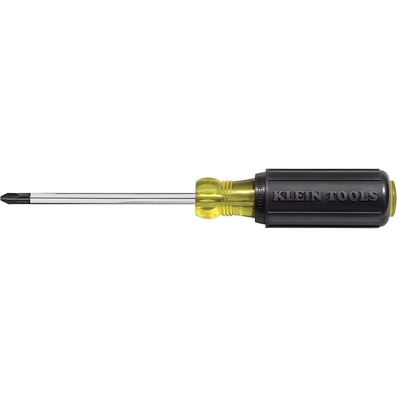 Klein Tools 6034 #2 Phillips Screwdriver 4-Inch Round Shank
