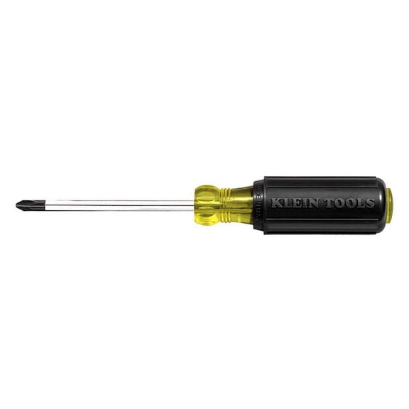 Klein Tools 6034 #2 Phillips Screwdriver 4-Inch Round Shank