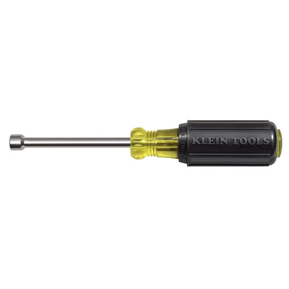 Klein Tools 630-1/4M 1/4-Inch Magnetic Tip Nut Driver with 3-Inch Shaft
