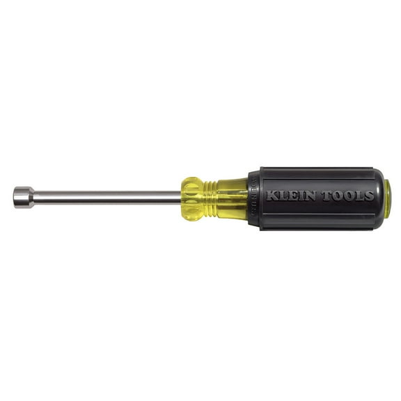 Klein Tools 630-1/4M 1/4-Inch Magnetic Tip Nut Driver with 3-Inch Shaft