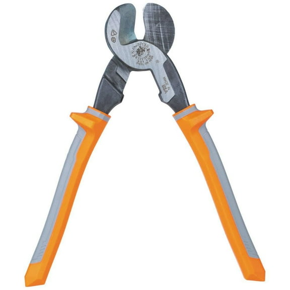 Klein Tools 63225RINS Insulated High-Leverage Cable Cutters, 9"