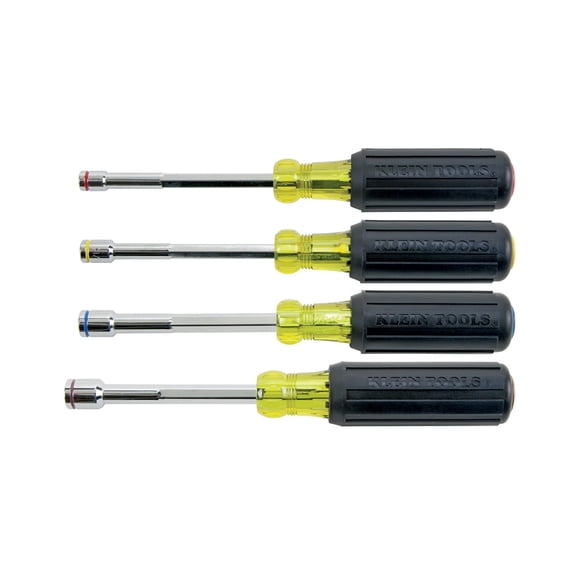 Klein Tools 6354 Heavy-Duty Nut Driver Set, 4 Piece