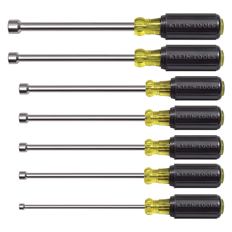 Klein Tools, Magnetic Nut Driver Set, 7 Pc, 1-Pack Black - Walmart.com