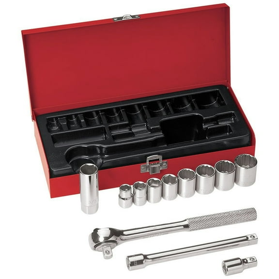 Klein Tools 3/8In Drive Socket Wrench Set 12Pc