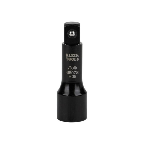 Klein Tools 66078 Flip Impact Socket Adapter, Large, 1/2 to 1/2-Inch