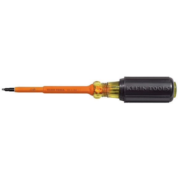 Klein Tools Insulated Screwdriver #1 Square 4Inch L