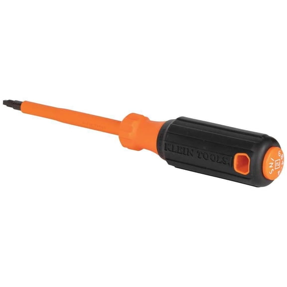 Klein Tools 4 In. Insulated Driver #2 Sq Tip