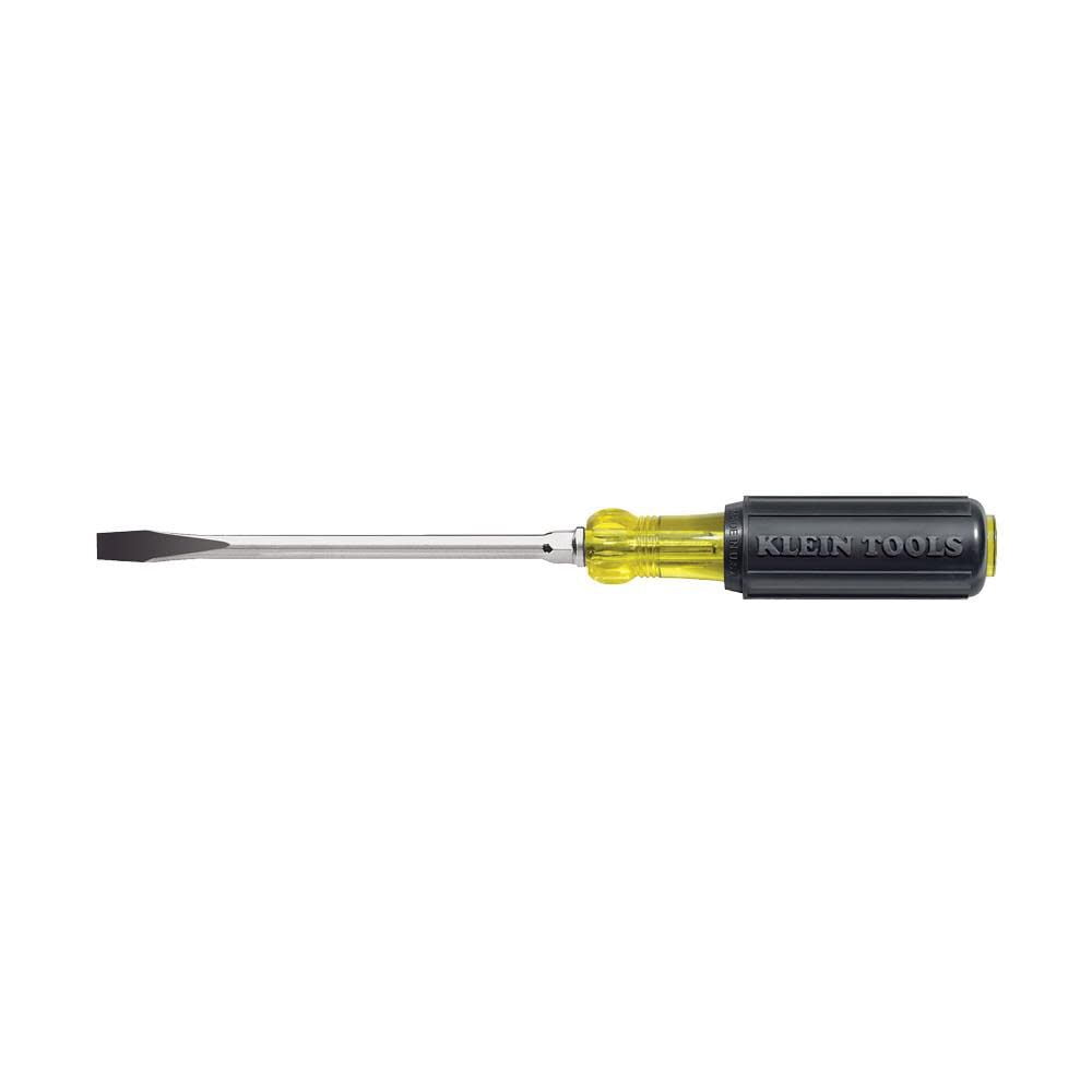 Klein Tools Heavy-Duty 7/32in Keystone-Tip Cushion-Grip Screwdriver 6 3/4in Long 6023