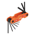thumbnail image 1 of Klein Tools Folding Hex Key Set, 9-Key, Sae, 1 of 6