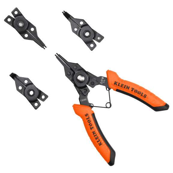 Klein Tools 6-in-1 Interchangeable Snap Ring Pliers