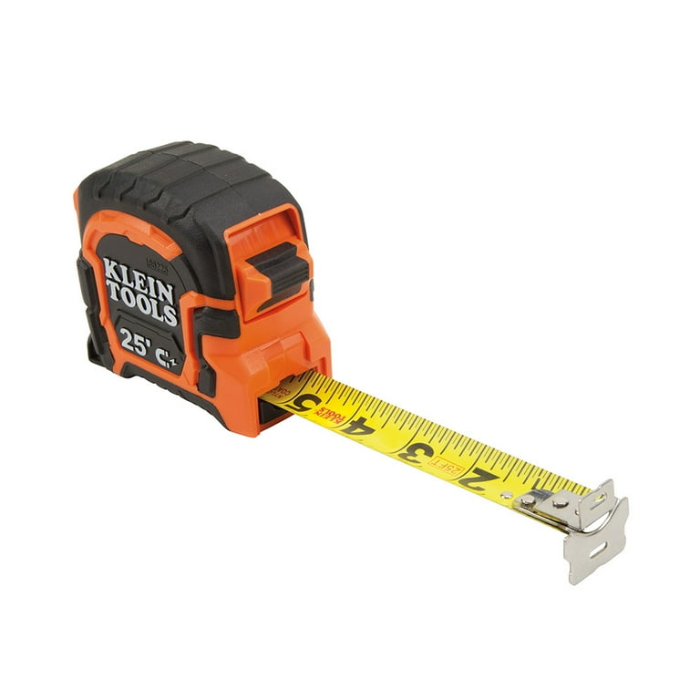 Klein Tools 86225 Double Hook Magnetic Tape Measure, 25-Foot