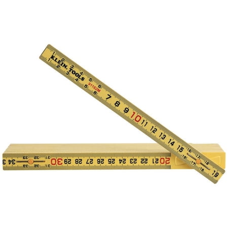 Klein Tools 6 Ft. Metric Fiberglass Folding Ruler