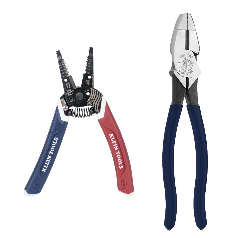Klein Tools 94155 American Legacy Lineman Pliers and Klein-Kurve Wire