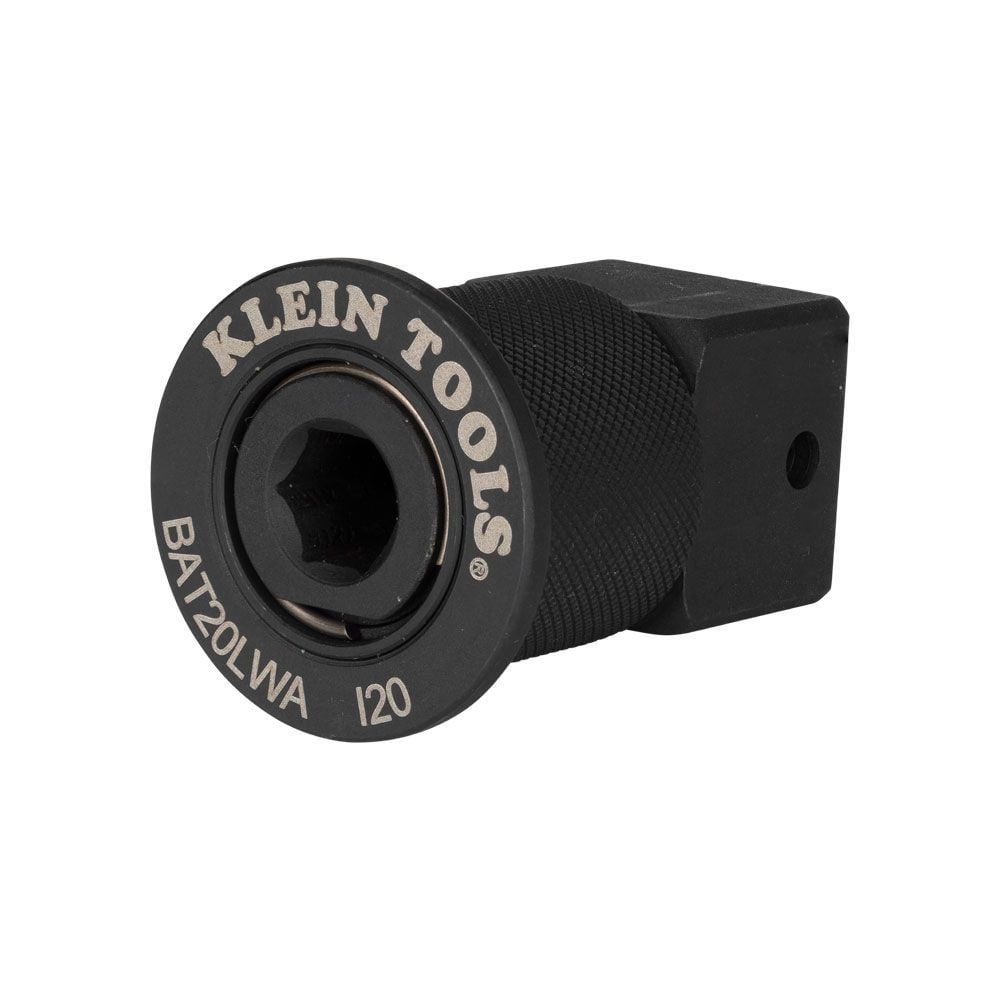 Klein Tools BAT20LWA 90-Degree Impact Wrench 7/16 in. Adapter