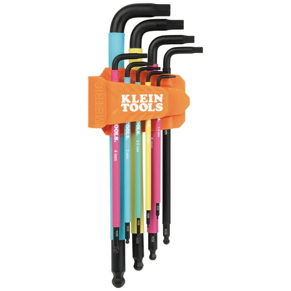 Klein Tools Metric Hex Key Set, 9 Piece