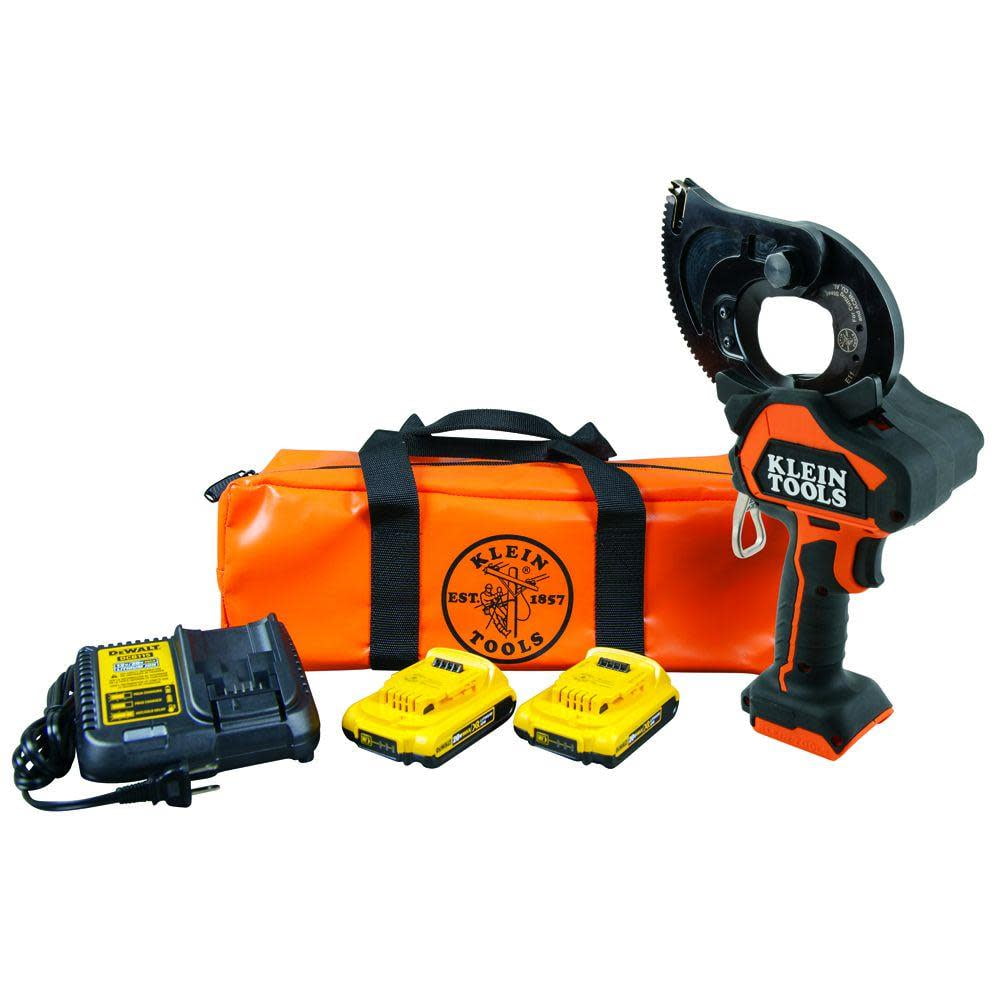 Klein Tools Battery-Operated Ehs Closed-Jaw Cable Cutter 2 Ah