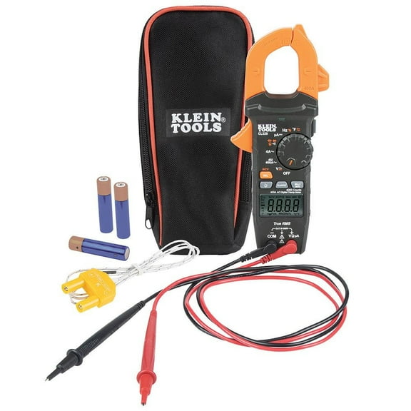 Klein Tools CL320 600V 400 Amp AC Auto-Ranging HVAC Digital Clamp Meter
