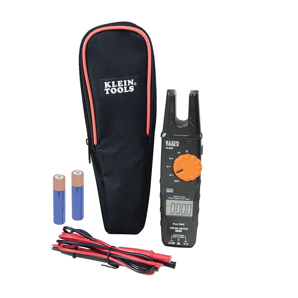 Klein Tools Open Jaw Fork Meter 200A Ac