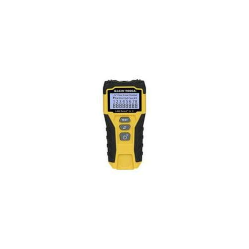 Klein Tools Cable Tester, LAN Scout Jr. 2, Backlit LCD, Multiple Tone Generator, Use With Dark Cable Systems