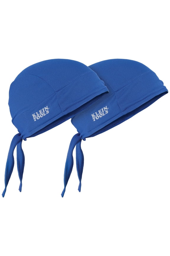 Cooling Do Rag Hat, Polyester and Spandex, Moisture-Wicking, Blue, One Size