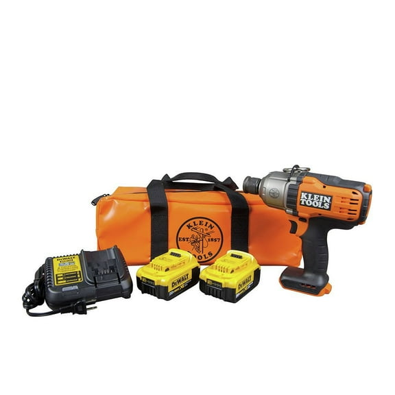 Klein Tools Cordless Impact Wrench Kit 7/16In