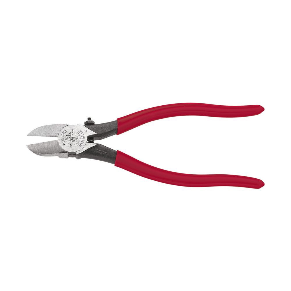 Klein Tools D227-7C 7 in. Spring Loaded Plastic Diagonal Cutting Pliers