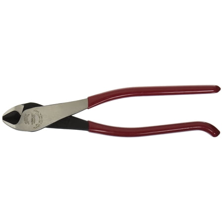 Klein Tools D248-9ST Diagonal Cutters, Linesman Pliers are High Leverage Rebar Cutter and Rebar Bender, 9-Inch Ironworker Pliers