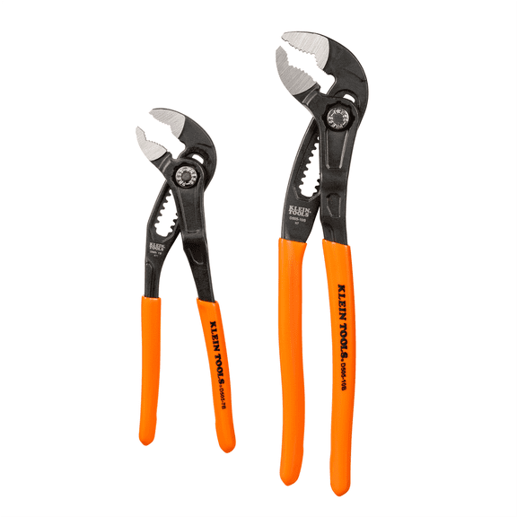 Klein Tools Quick Adjust Klaw Pump Pliers Set, 2-Piece