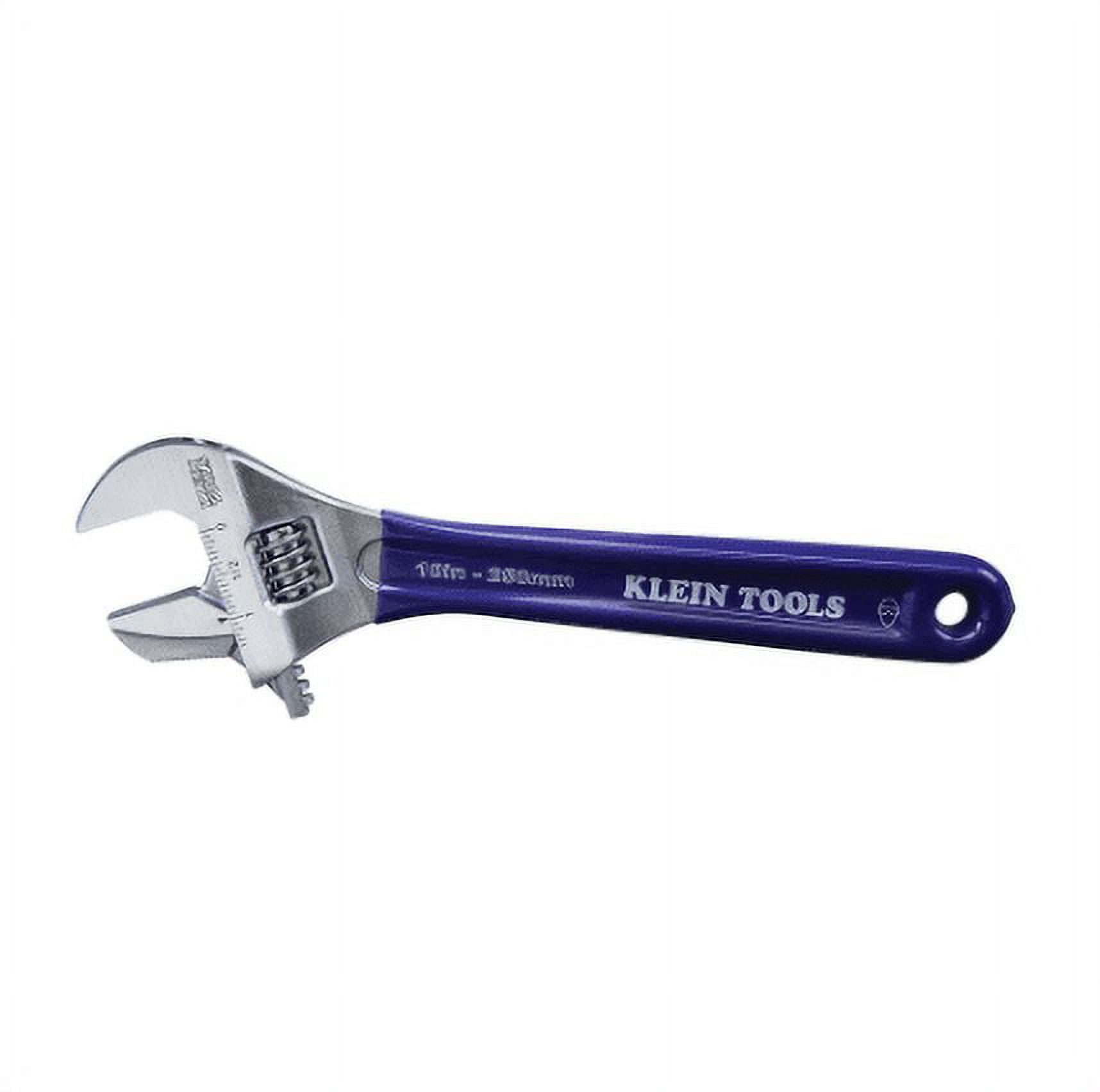 Klein Tools D86936, 8 in. Reversible Jaw, Adjustable Pipe Wrench