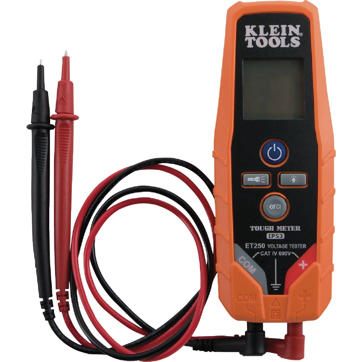 Klein Tools ET250 Voltage Meter, AC/DC Tester, Digital Multimeter, Low Voltage Tester with Batteries