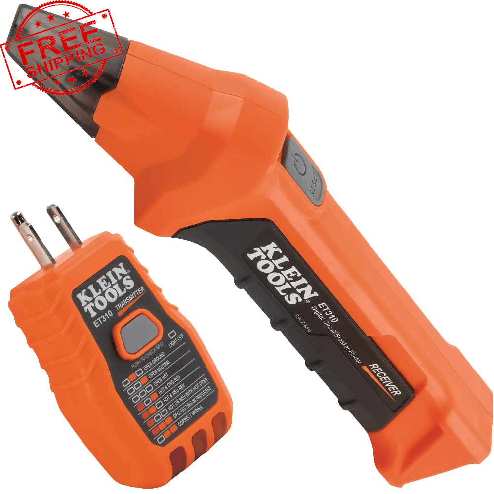 Klein Tools ET310 AC Circuit Breaker Finder, Electric Tester With Integrated GFC
