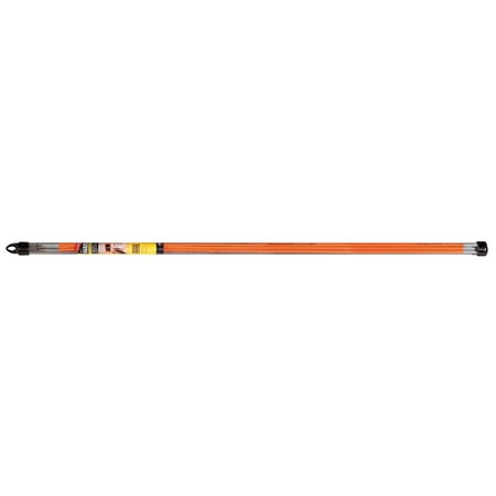 "Klein Tools Fish Stick, Fiberglass, Orange, 56312"