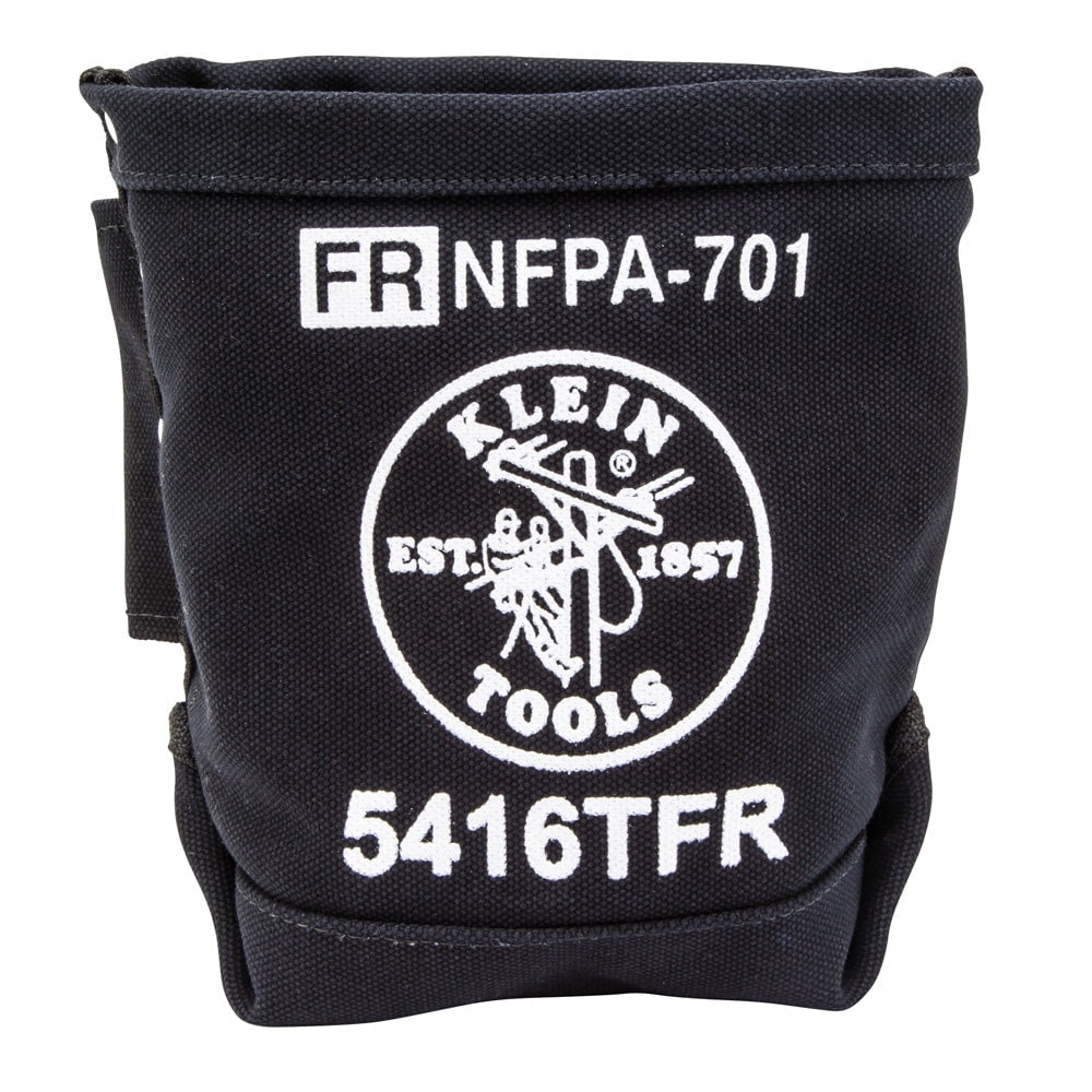 Klein Tools Flame-Resistant Canvas Bolt Bag, 5416TFR