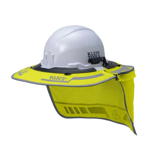 Klein Tools Flame-Resistant Full-Brim Sombrero, High-Visibility Yellow