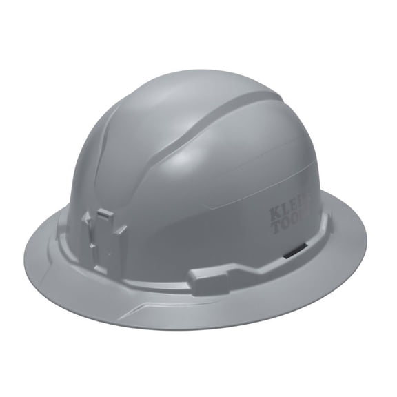 Klein Tools Full Brim Style Non-Vented Hard Hat Gray