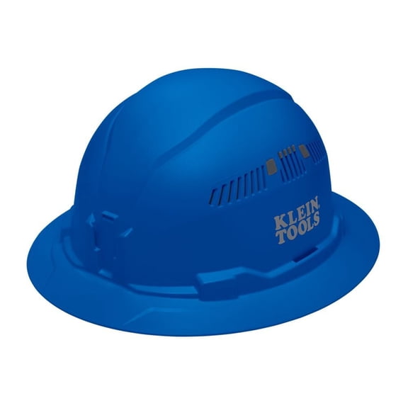 Klein Tools Full Brim Style Vented Hard Hat Blue