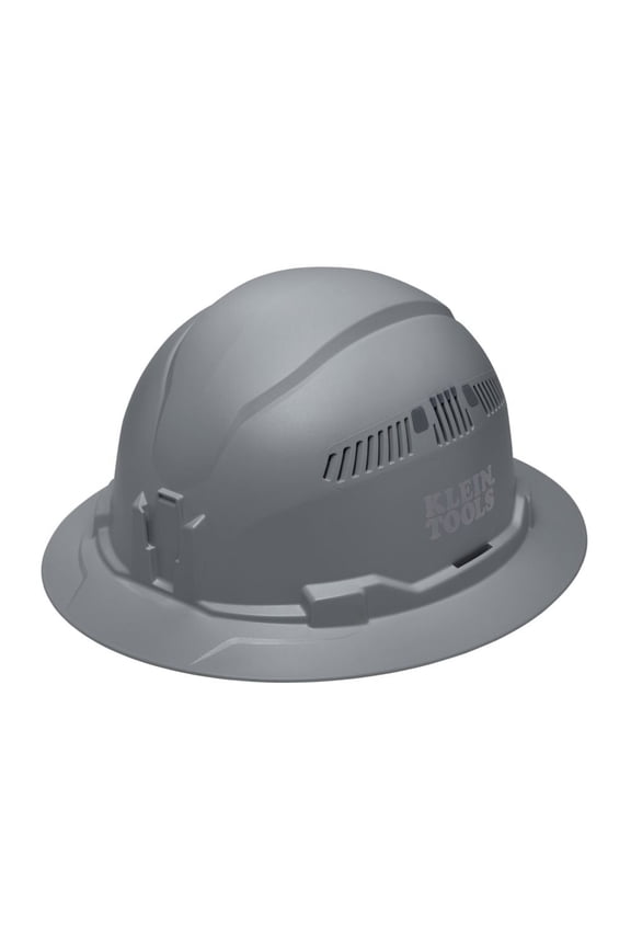 Full Brim Style Vented Hard Hat Gray